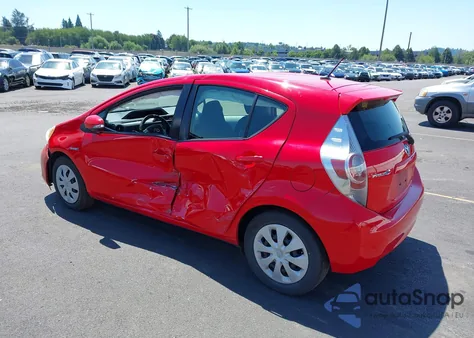 2012 Toyota Prius C Two from USA, damaged, VIN JTDKDTB30C1505976
